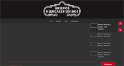 Desktop Screenshot of gruposmusicalesunidos.com